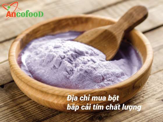 Liên hệ địa chỉ để mua bột bắp cải tím chất lượng? 