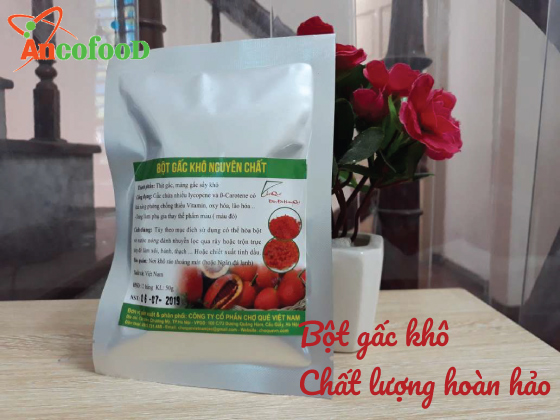 Bán bột gấc khô nguyên chất hàng xuất khẩu, sỉ lẻ, số lượng lớn