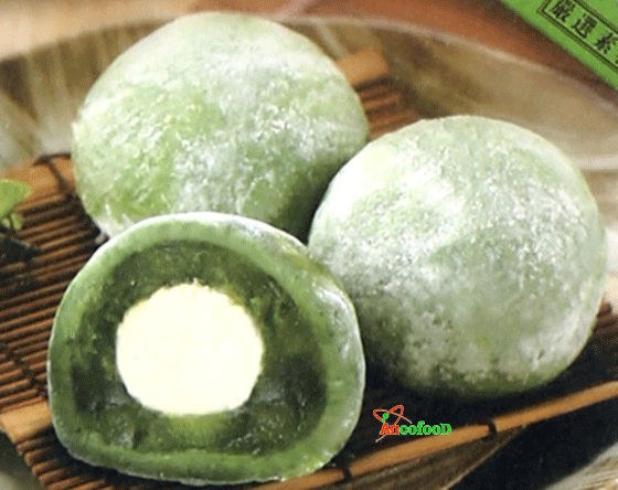 Siêu hấp dẫn với món bánh mochi trà xanh thơm mát