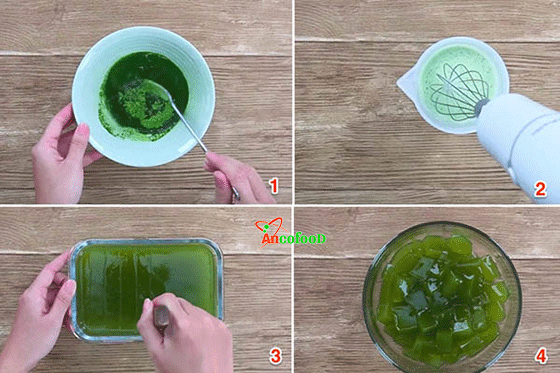 Chia sẻ cách làm trà sữa thạch rau câu trà xanh thơm ngon cho ngày hè 