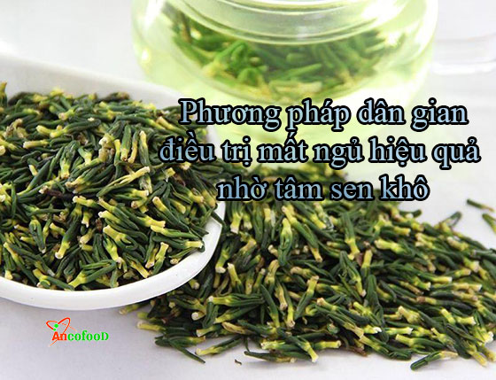 Phương pháp dân gian hỗ trợ điều trị mất ngủ ngờ tâm sen 