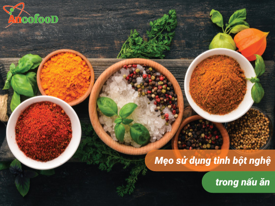 Mẹo sử dụng tinh bột nghệ đỏ trong nấu ăn cho các bà nội trợ